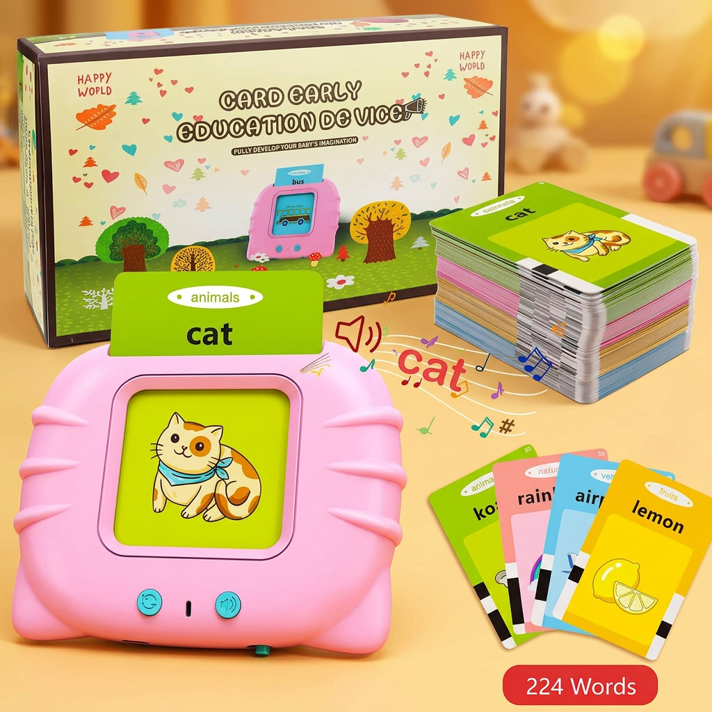 Juego de Tarjetas Interactivas Bilingüe
