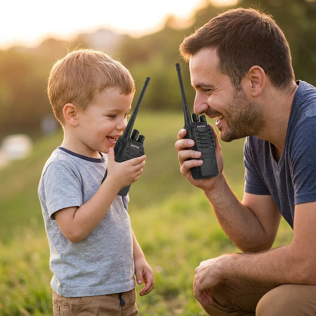 Pack 2 Radios Walkie Talkie Baofeng