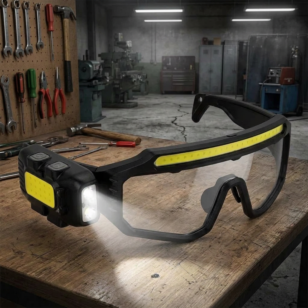 GAFAS SEGURIDAD LUZ LED INTELIGENTES