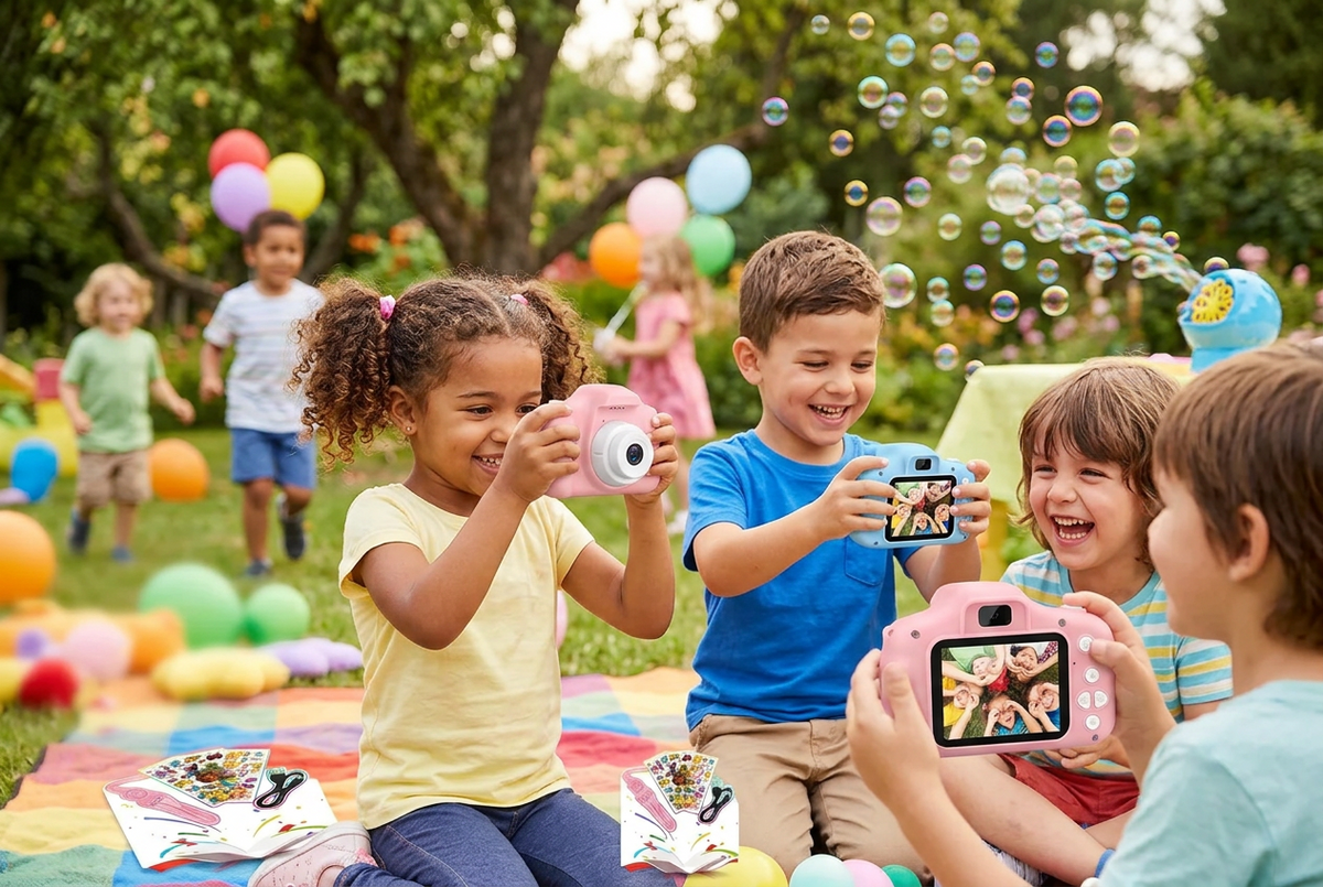 Cámara Digital Recargable Para Niños
